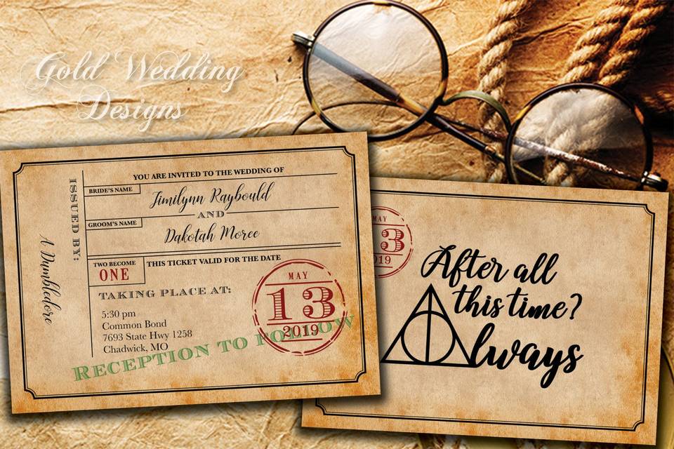 Harry Potter Invitation