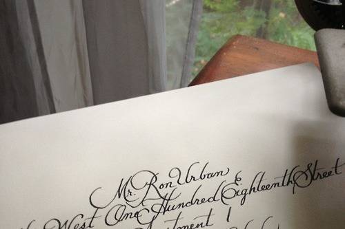 Calligraphy by Molly