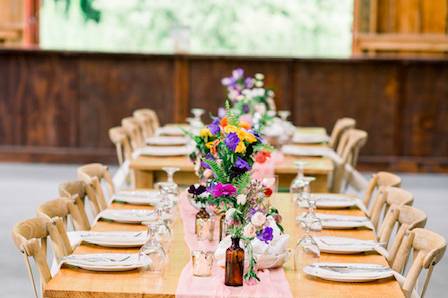 Reception table setup