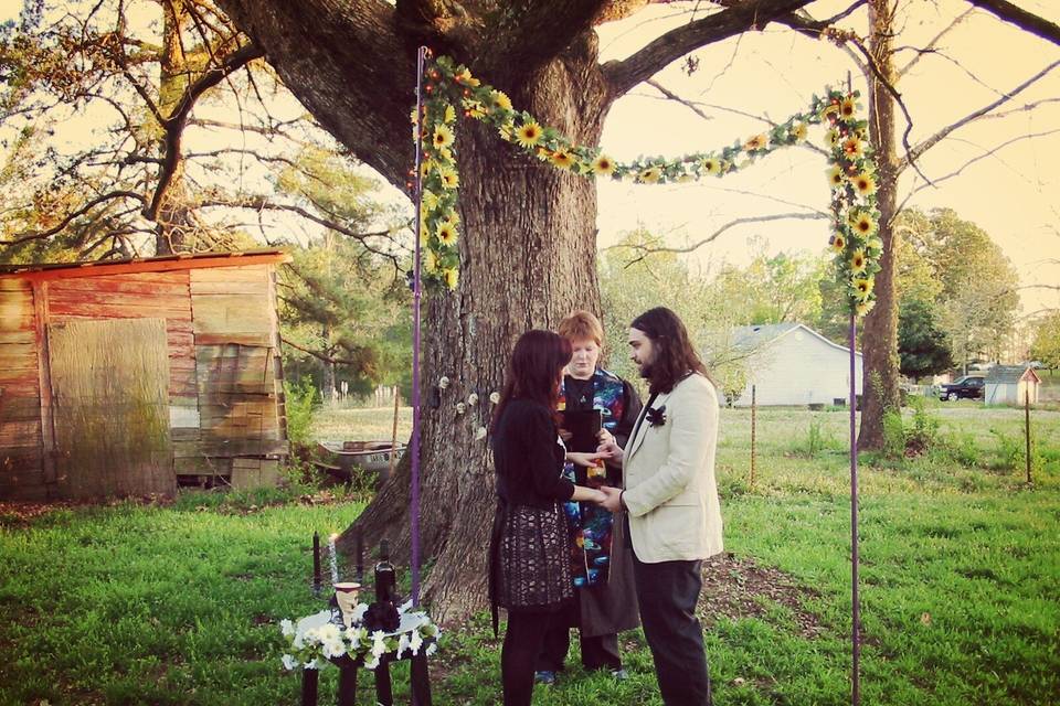 Outdoor ceremony