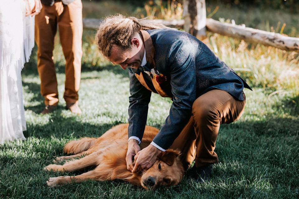 Golden ring bearer