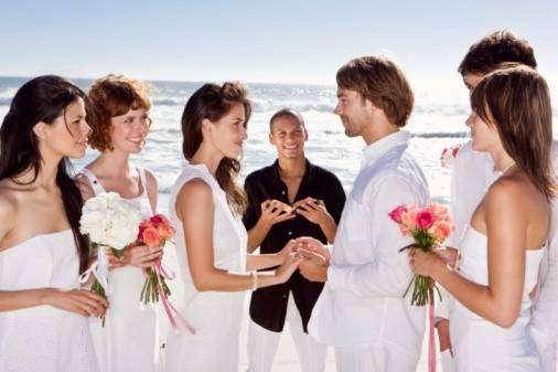 Wedding by the beach