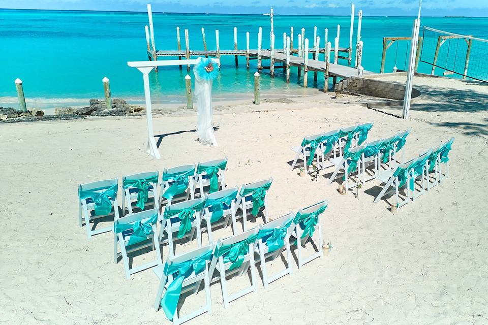 Simple Beach Wedding Setup!