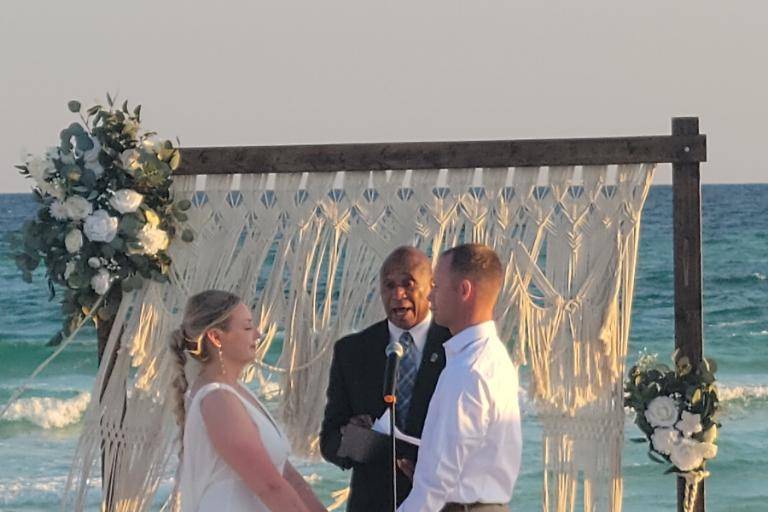 Beach ceremony