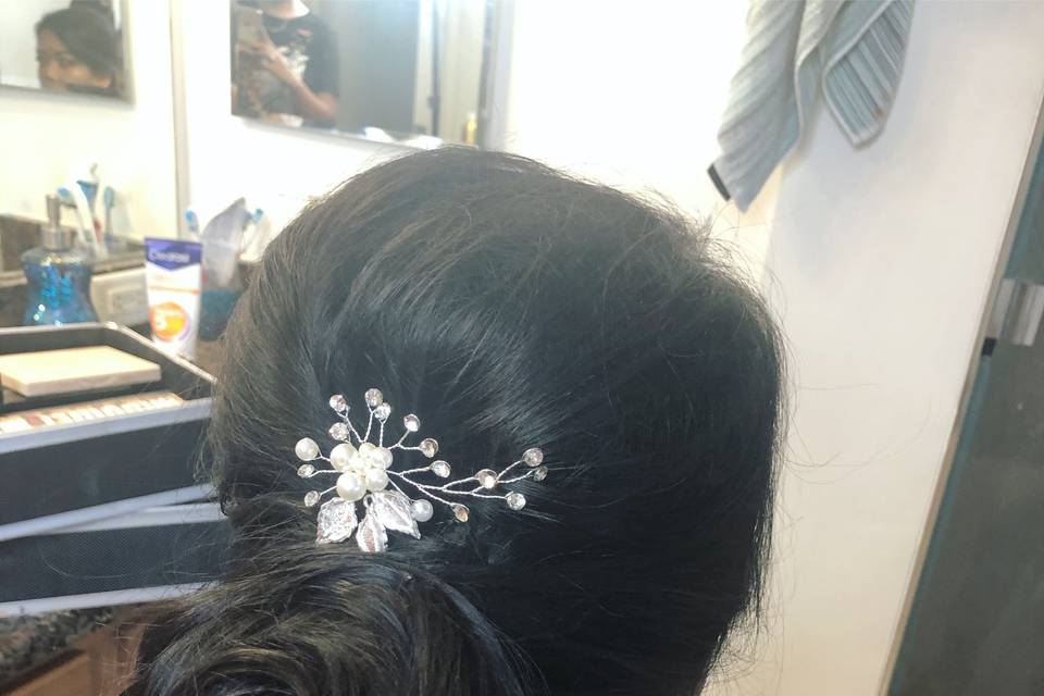 Bridal hair