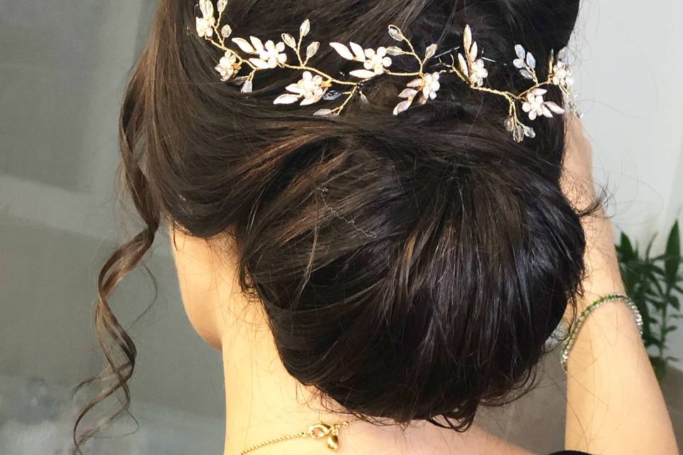 Bridal hair