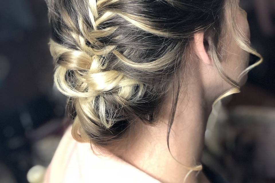 Glamorous updo