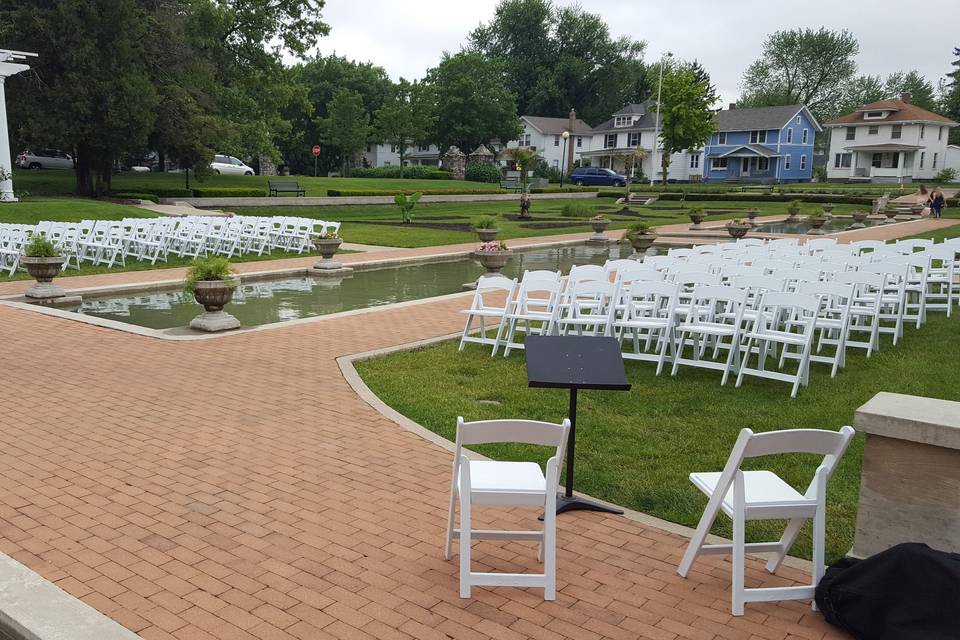 The white chairs