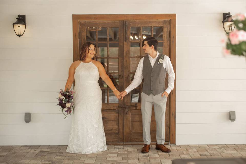 Outdoor covered reception