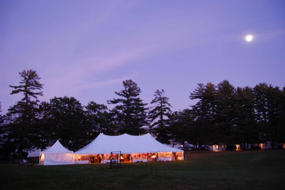 Outdoor wedding venue