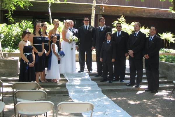 Courtyard Wedding