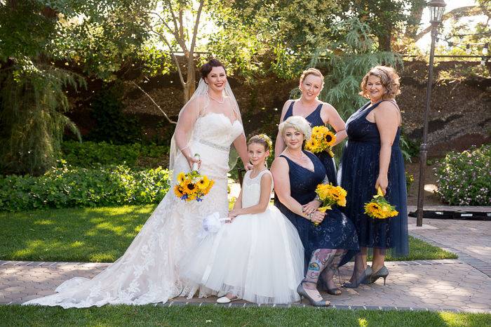 Bridesmaids Brownstone Gardens Oakley CA