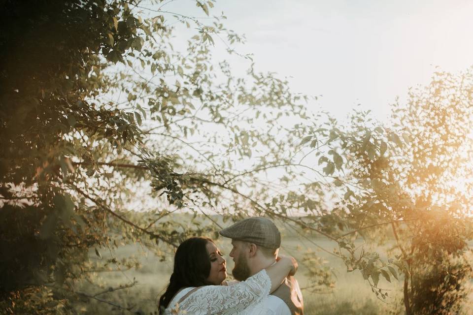 Couple kissing