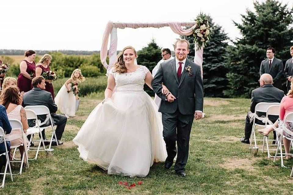 Ceremony setup