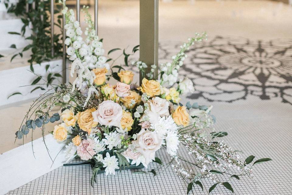 Stair florals