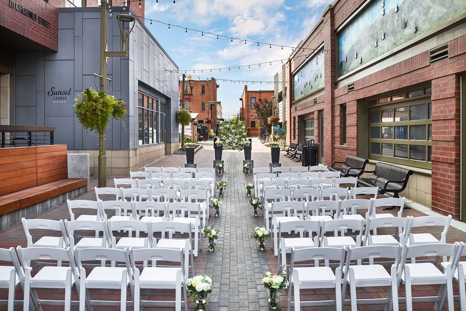 Firehouse Alley Ceremony