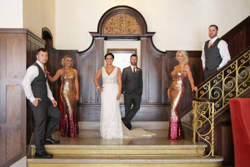 Wedding party perfection