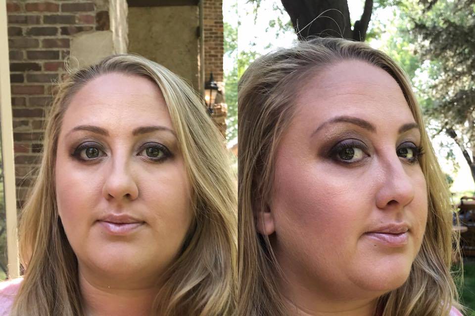 First time in full face makeup
