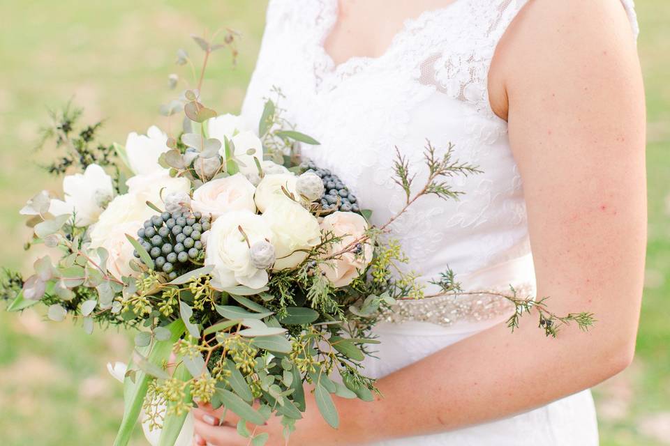 Our Winter Virginia Wedding Inspiration shoot at Rust Manor House in Leesburg, VA, styled by QC Event Planning and Photographed by Bethanne Arthur Photography.