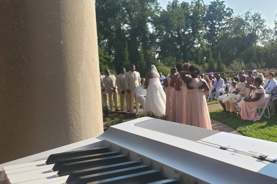 Ceremony setup