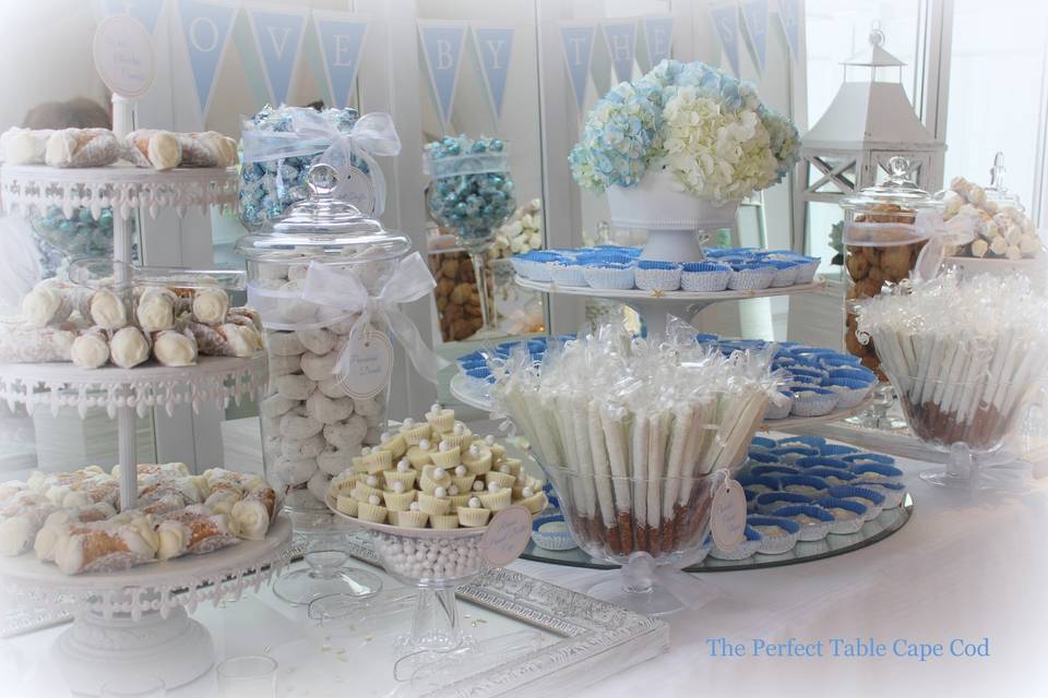 Cape Cod Wedding Candy & Dessert Buffet