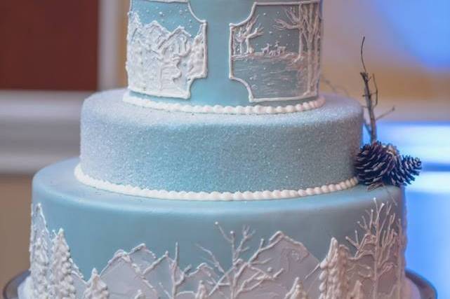 Winter Wonderland cake