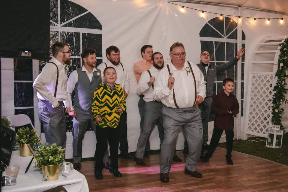 The garter toss