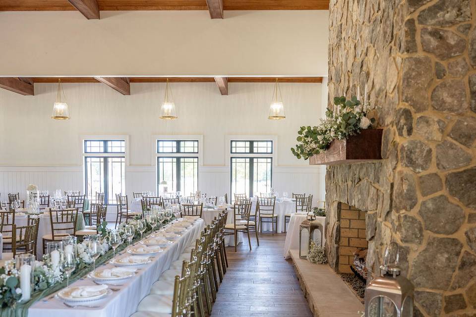Outdoor wedding space