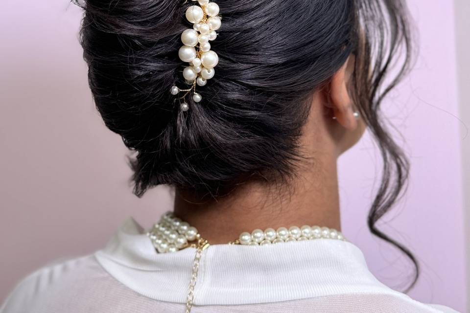Textured French twist