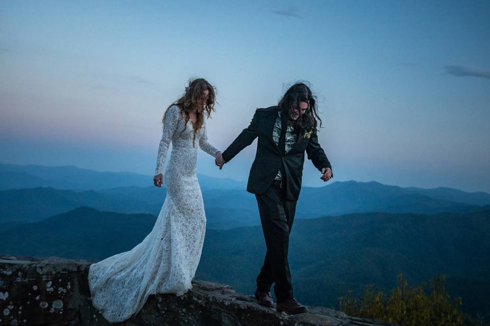 Wayah Bald Elopement