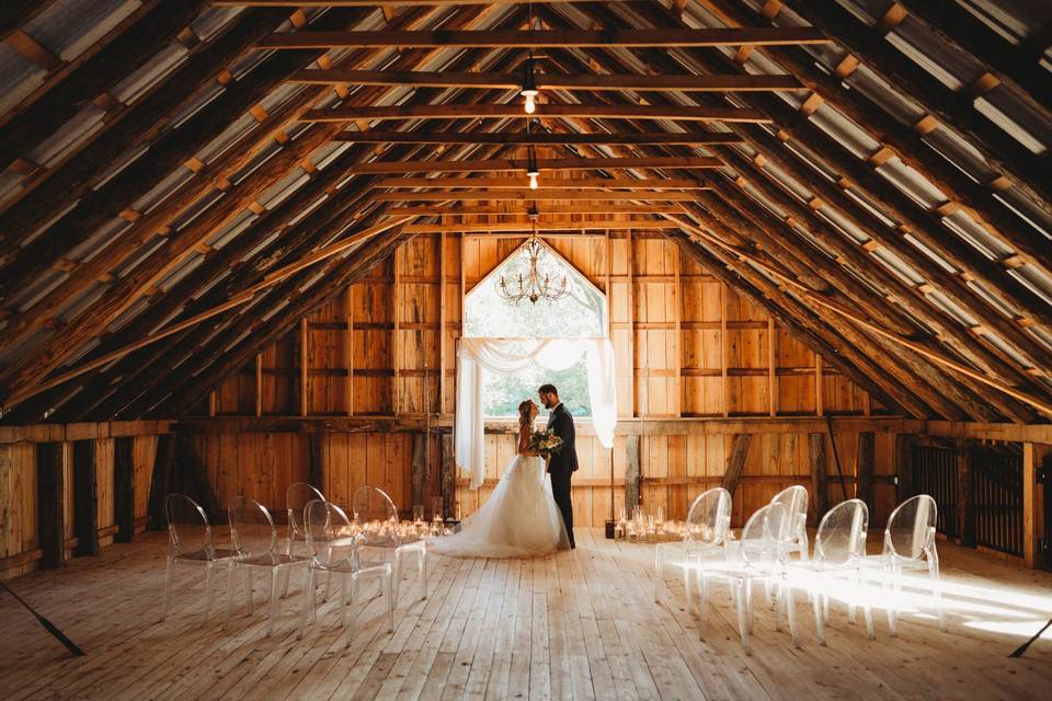 Vaulted ceiling