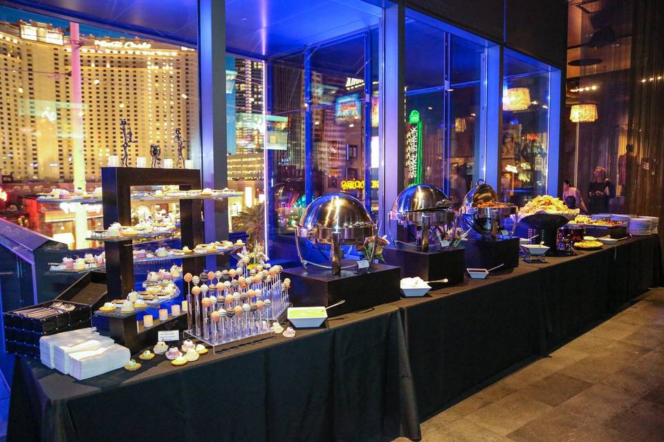 Buffet area