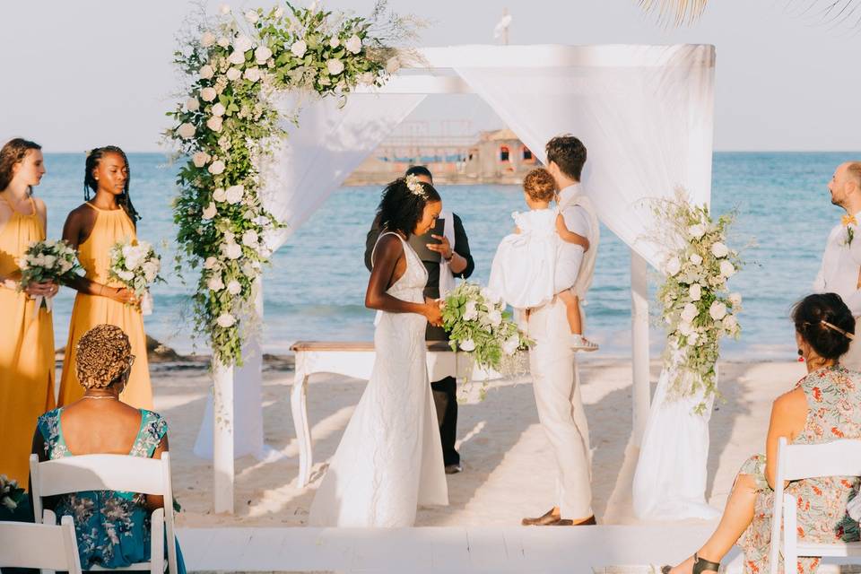 Beach ceremony