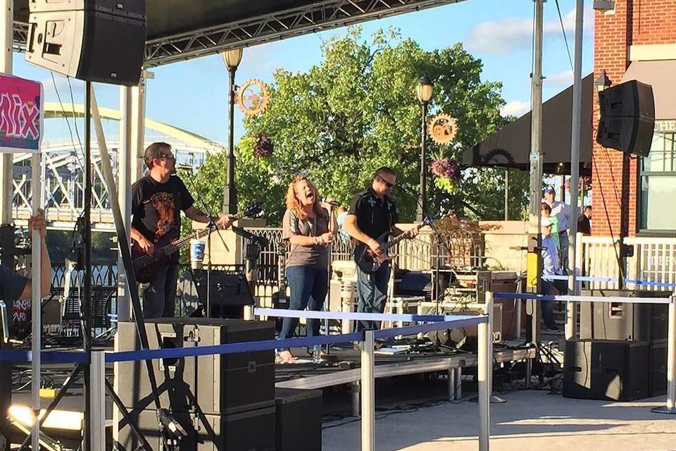 Strangelove Band performing onstage