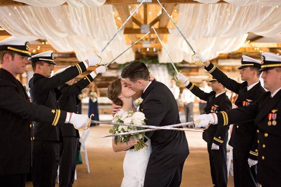 A military wedding