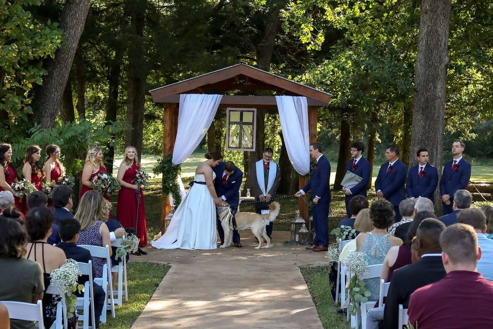 Shaded Ceremony Area