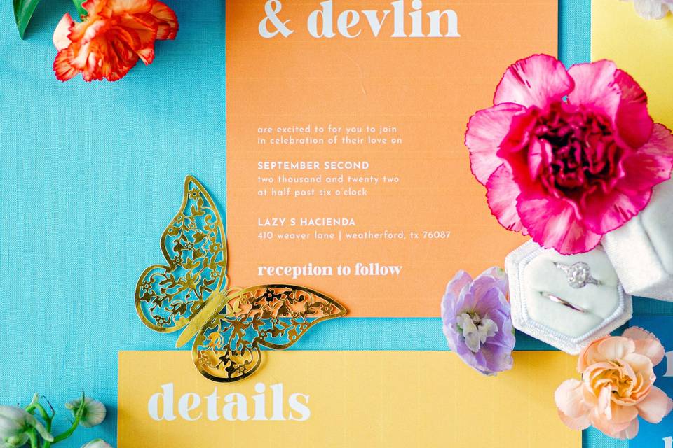 Bright & Bold Wedding Suite