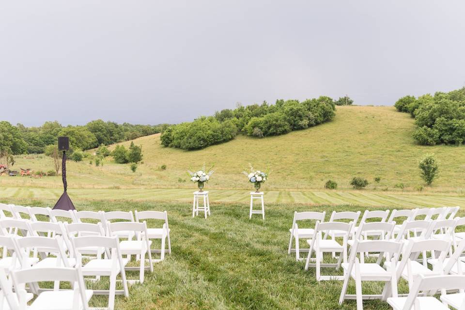 Ceremony set up