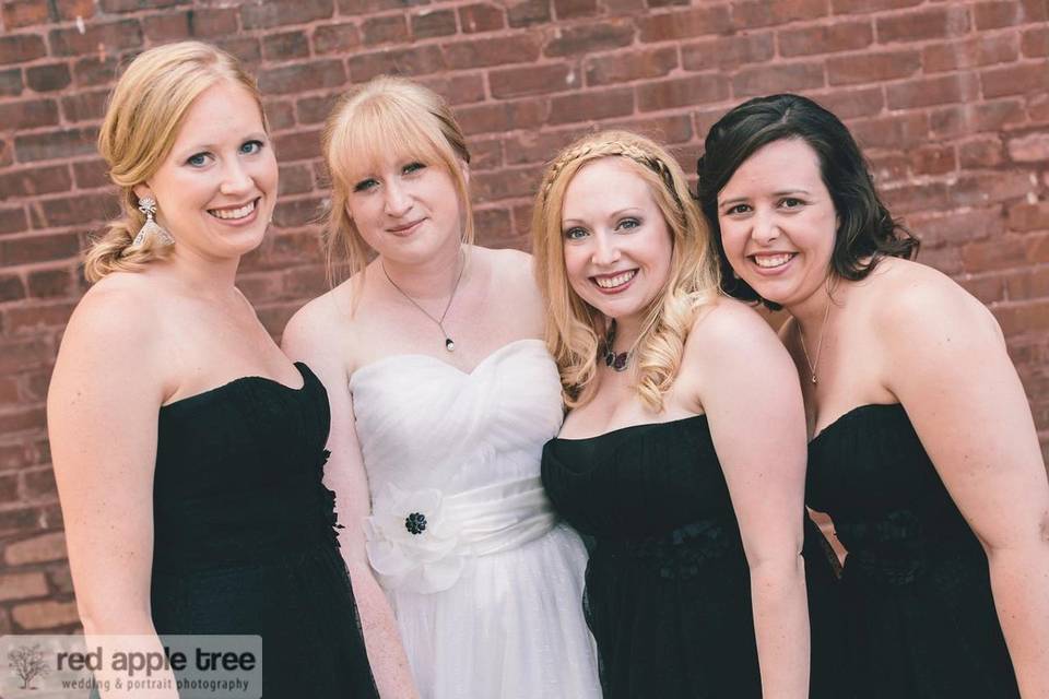 Assisted with hair & makeup for Whitney's bridal party