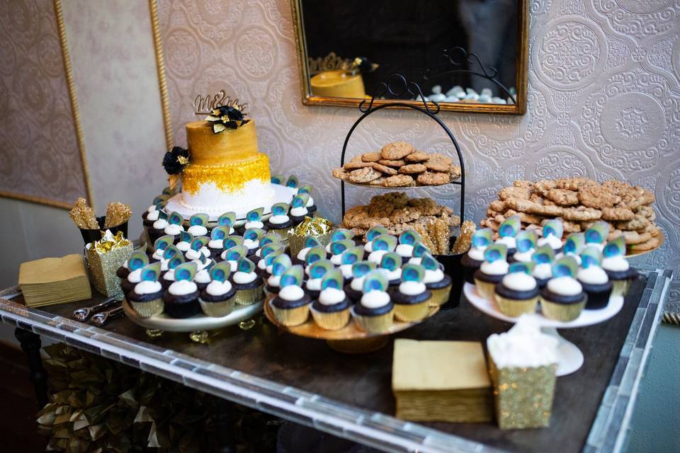 Cake Table Vintage Ballroom