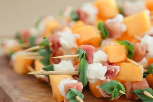 Melon & Prosciutto Skewers