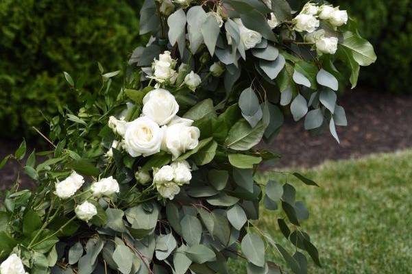 White flowers