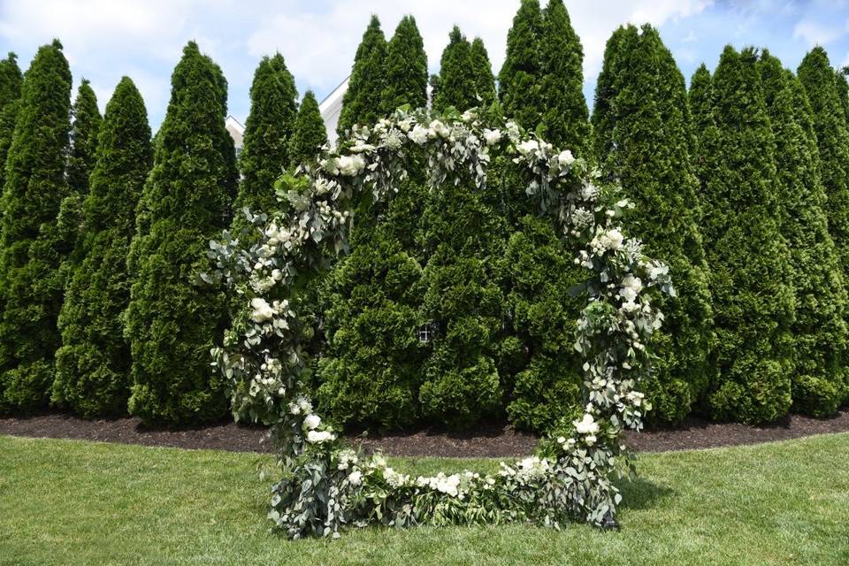 White flowers