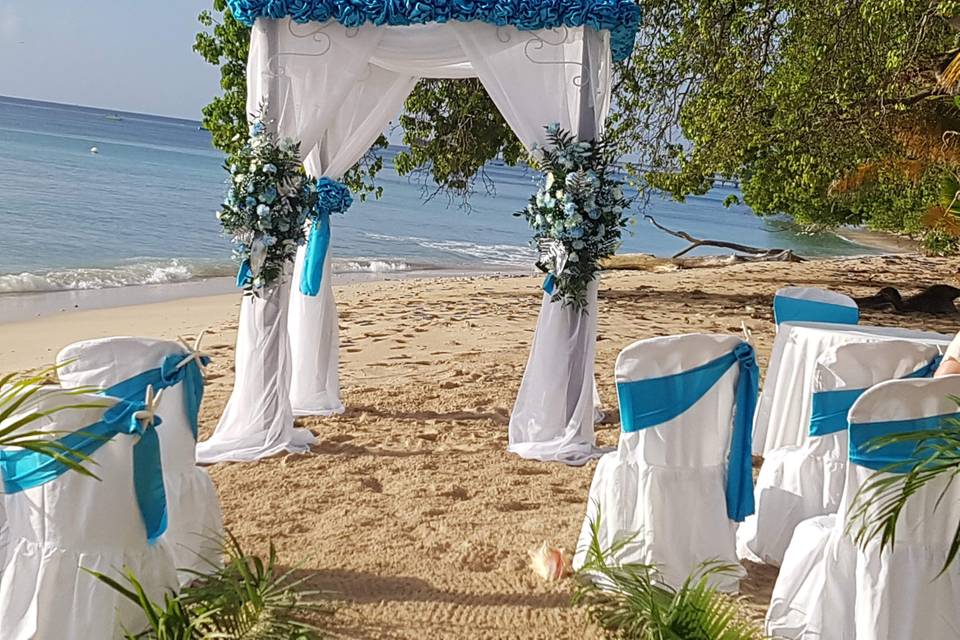 Beach ceremony in St Pete