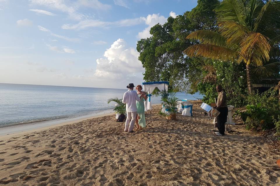 Beach ceremony in St Pete