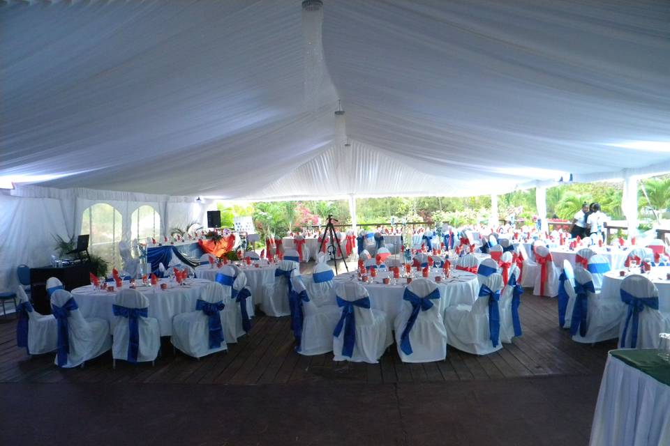 Tent reception