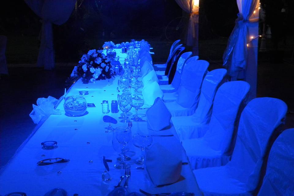 Lighting for head table