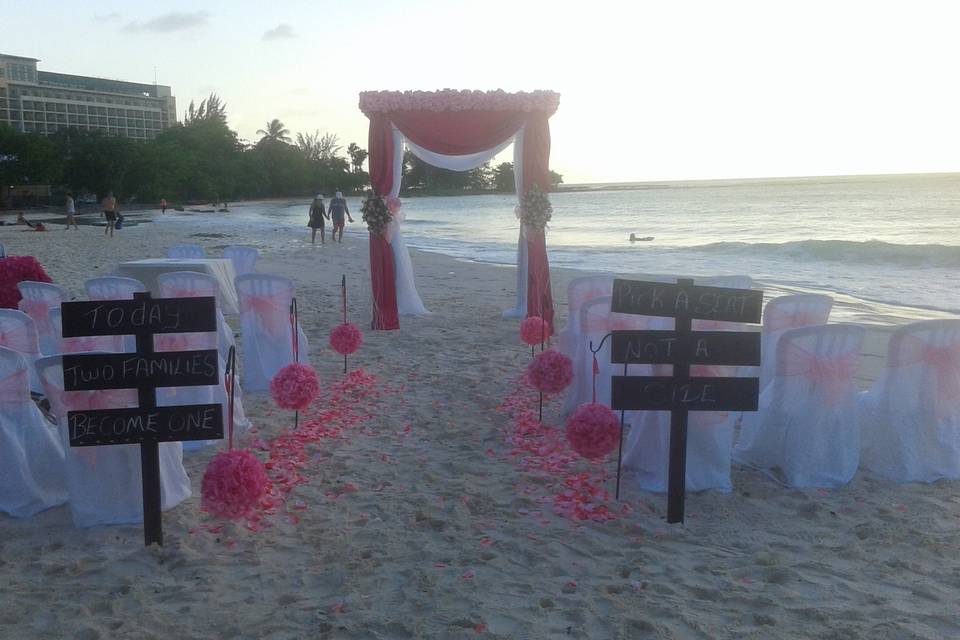 Beach wedding