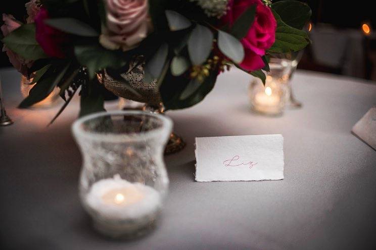 Handmade place cards