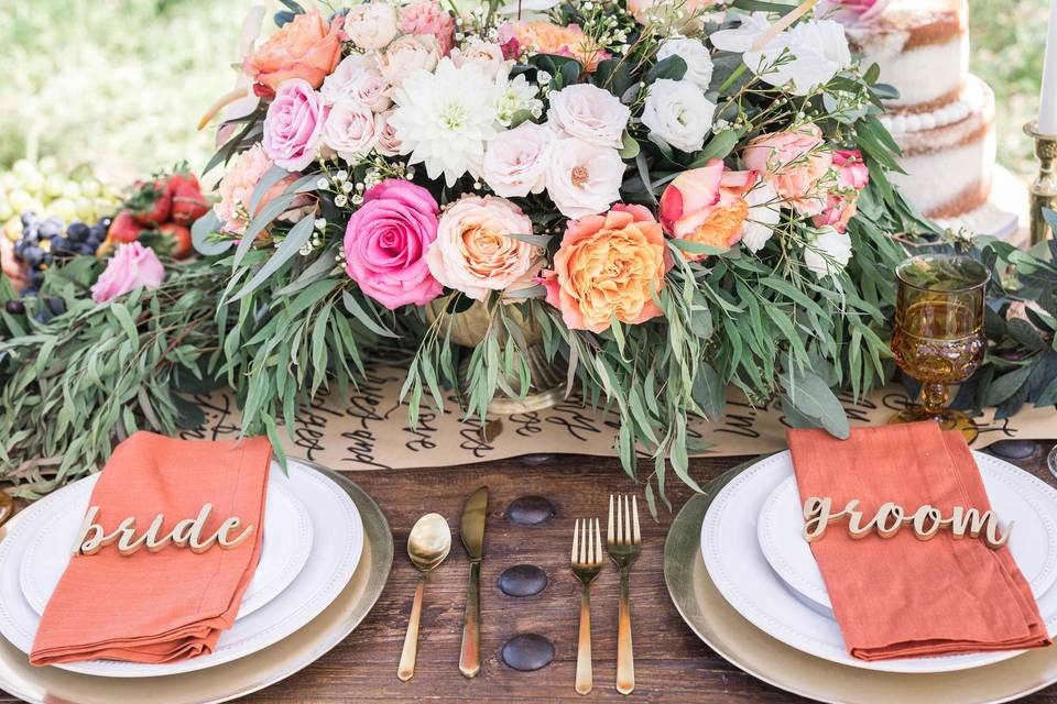 Beautiful tablescape